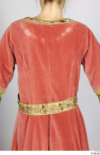  Photos Woman in Historical Dress 57 17th century Historical clothing gold Red dress with accessories upper body 0008.jpg